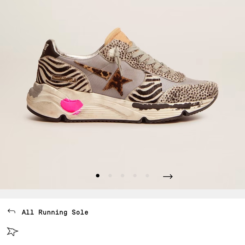 Golden Goose running sole Spezzata